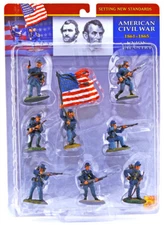 Conte Collectibles Plastic Painted Union Inf - 54mm toy soldiers mint on card