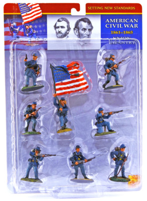 Conte Collectibles Plastic Painted Union Inf - 54mm toy soldiers mint on card