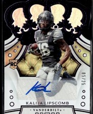 2020 Panini Chronicles Draft Picks Crown Royale Signatures Blue Kalija Lipscomb