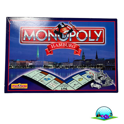 Monopoly Hamburg Brettspiel Spiel Hasbro Winning Mooves 1998 - Vollständig