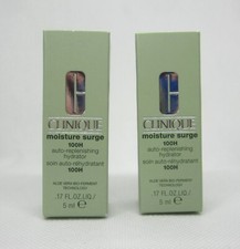 Lot (2) Clinique Moisture Surge 100H Auto-Replenishing Hydrator travel mini