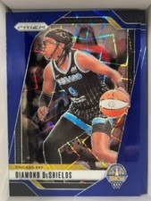 2024 Panini Prizm WNBA - Diamond DeShields #8 Blue Velocity Prizm