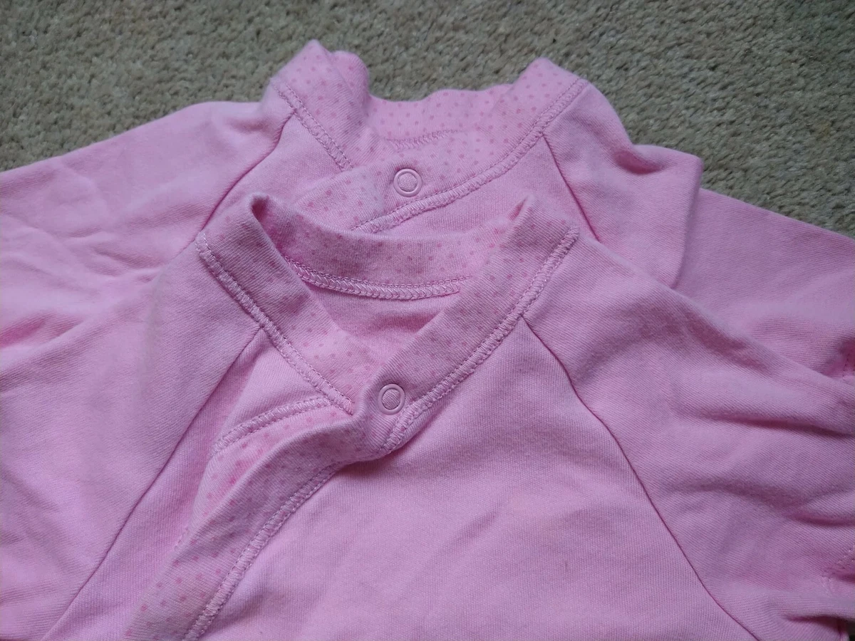 2 Baby Tesco Bodysuit 18 24 mth Vest Wrap Kimono very lightly used medical needs