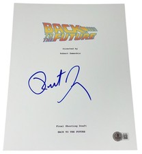 Robert Zemeckis Signed Autograph Back to the Future Script Screenplay Beckett Robert Zemeckis Signed Autograph Back to the Future Script Screenplay Beckett