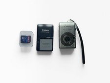 Canon PowerShot SD400 Digital ELPH - Silver - Tested Working Bundle - Y2K