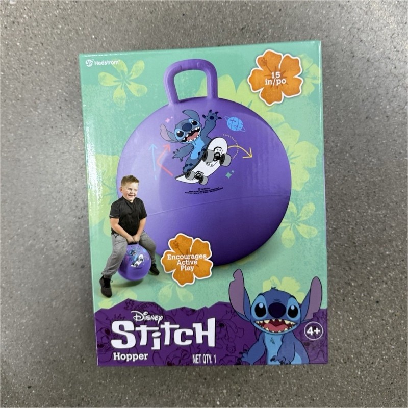 Hedstrom Disney Stitch Hopper Ball 15 in Bouncing Ball Toy Age 4-7