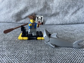 Vintage Lego Pirates Set 6234 Renegade's Raft 100% complete