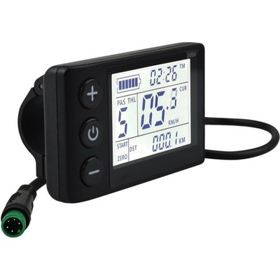 Electric Bicycle LCD Display Speedometer Odometer Waterproof Control Panel