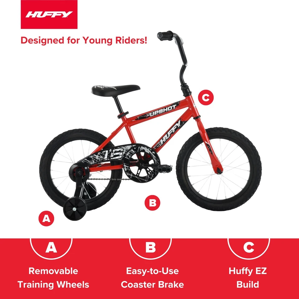 Upshot 12/16/20 Inch Boy's Bike for Kids, Multiple Color Options Available, R... - Image 4 of 4