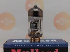 1x Mullard E88CC 6922 Dimple Disc Getter - Mitcham 1970 - Near NOS