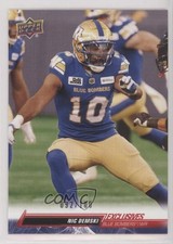 2023 Upper Deck CFL Exclusives 92/100 Nic Demski #19 g9x