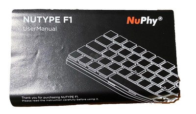NuPhy NuType F1 Wireless Mechanical Keyboard Japanese Layout | eBay