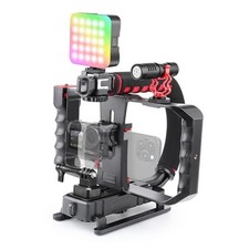 All-in one Smartphone Camera Stabilizer Kit, Portable Pro Kit ABS Cage