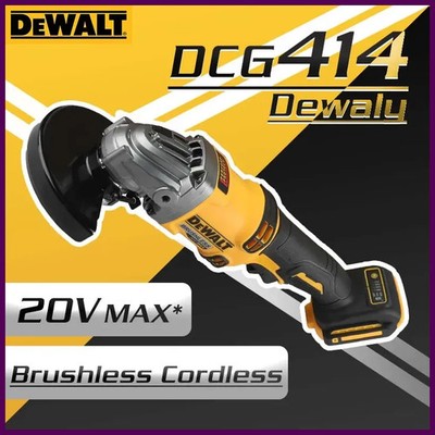 Dewalt DCG414 18V Max XR Brushless Angle Grinder - 125mm, 8800 RPM, Cutting &...