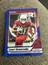 2024 Donruss Blue Press Proof Emari Demercado 57 Arizona Cardinals Football 2S