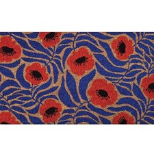 Briarwood Lane Poppies Coir Doormat 18 x 30