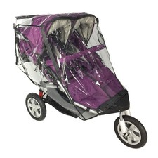 Rain Cover for Double Stroller,Universal Size Weather Shield Side by Side Baby