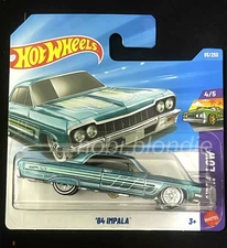 Hot Wheels 2026 Super Treasure Hunt 64’ Chevy Impala in International Short Card