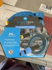 Hydrotech FLATJACKET Expandable Burst-Proof Garden Water Hose. 25 ft, 5/8".