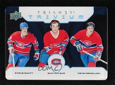 2023 Upper Deck Trilogy Trivium Guy Lafleur Steve Shutt Pete Mahovlich HOF 19r4