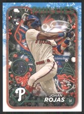 2024 Topps Holiday #H180 Johan Rojas RC Philadelphia Phillies TW619