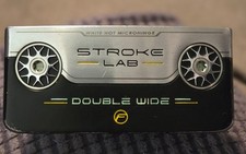 Odyssey Stroke Lab Doublewide 35'' Putter White Hot Microhinge W/ Cover, RH