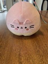 Pusheen Peach Plush Fruit. Exclusive from Pusheen Box Summer 2024 new 6"