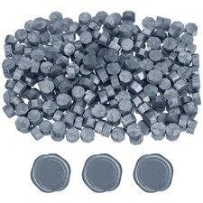 Wax Seal Beads, Sealing Wax Beads Craft, 360Pcs, Grey Blue