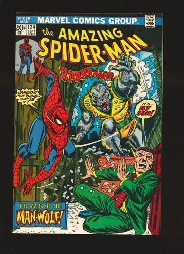 Amazing Spider-Man # 124 - 1st Man-Wolf Fine/VF Cond