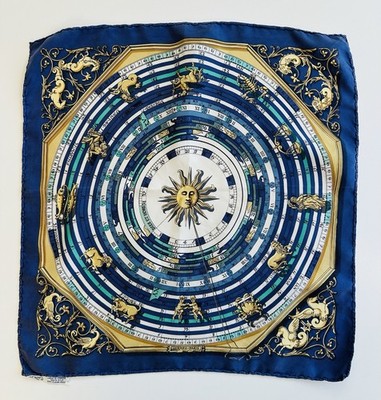Gavroche Hermès Authentique silk 'dies Et Horé'