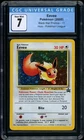 2000 Pokemon Eevee Holo #11 League Black Star Promos CGC 7