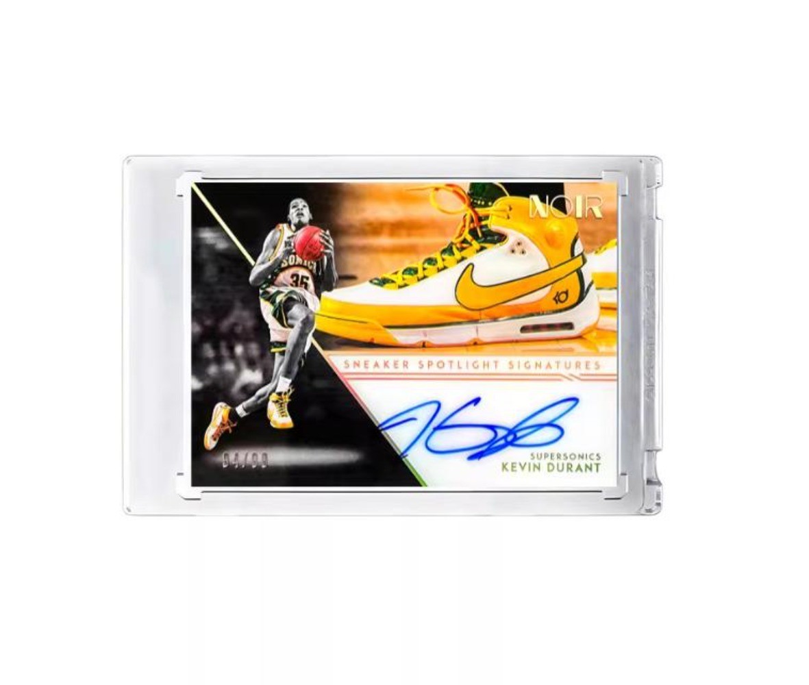 National Treasures Logoman Kevin Durant Autographs Signed Jersey Star Card 1PC view 1