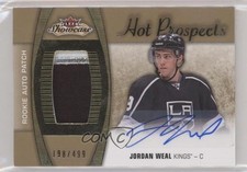 2015 Upper Deck Fleer Showcase Hot Prospects 198/499 Jordan Weal Patch Auto k2t