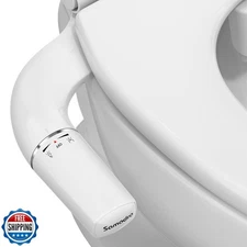 SAMODRA Ultra-Slim Hygienic Bidets Attachment for Existing Toilets - Adjustab