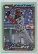 2024 Topps Pro Debut Aqua Foil 37/75 Emaarion Boyd #PD-2 5h8