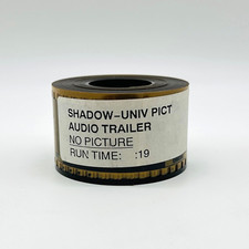 THE SHADOW 35mm Movie Theater Unique Audio Only Trailer Unused 1994 Alec Baldwin
