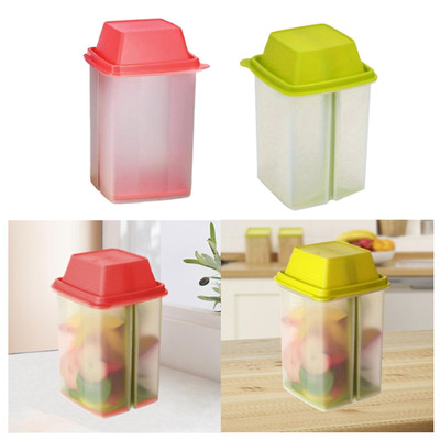 Gurkenglas mit Siebsaft -Separator -Glas für geschnittene Gurken Olive Dill