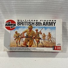 Airfix Multipose Figures British 8th Army 1:32 Scale Kit 04580 READ Loose Parts