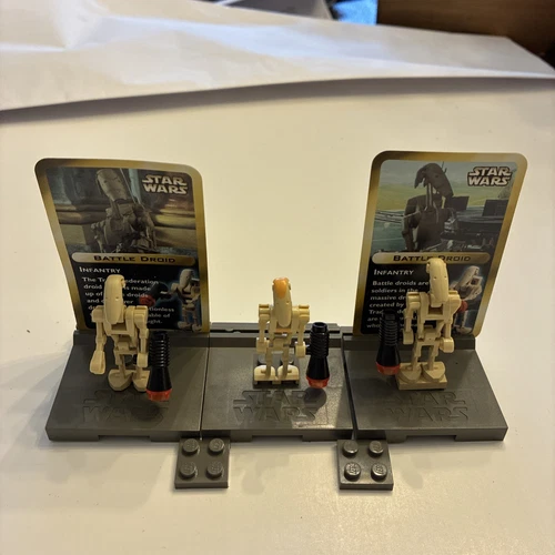 LEGO 3343 Star Wars #4-Battle Droid Commander missing one card, No Box