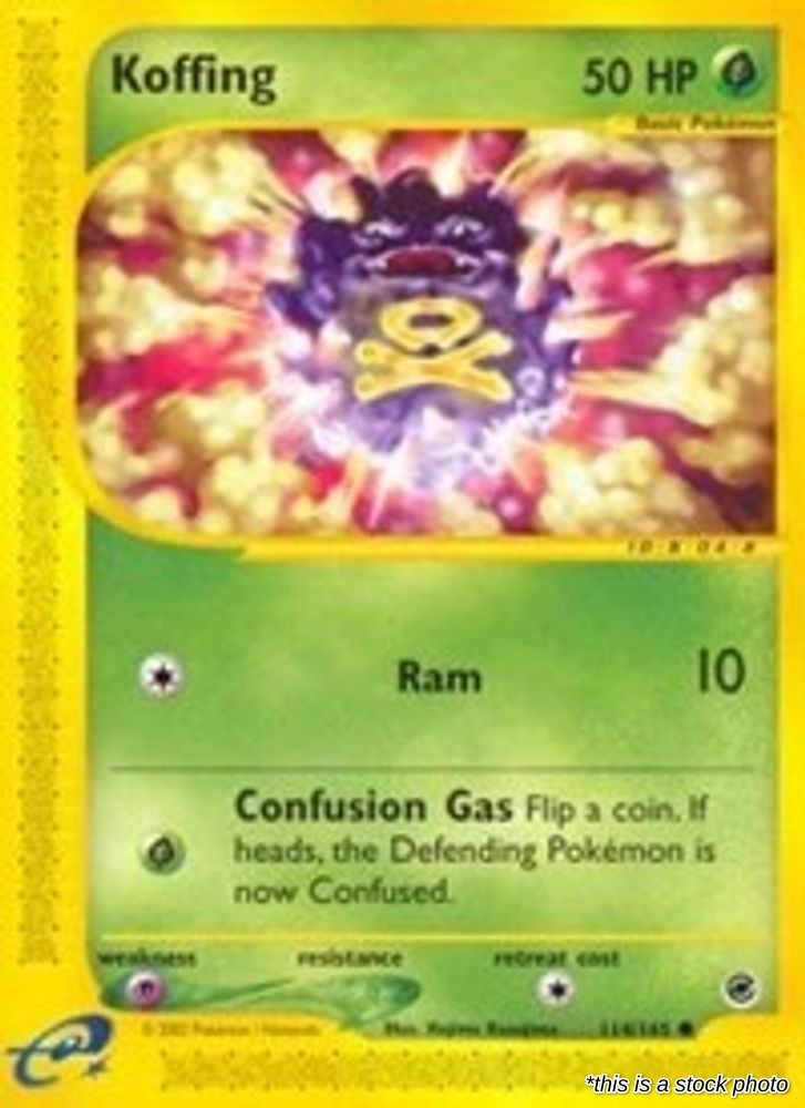 Koffing : EX - 114/165 Near Mint