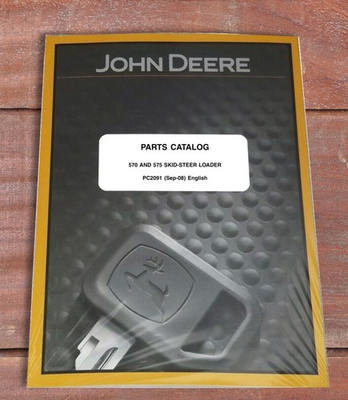 #ad #ad John Deere 570 575 Skid Steer Loader Parts Catalog Manual PC2091 $59.21