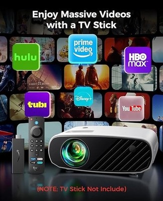 Elephas BL128 Mini Projector USB Phone IPhone Portable 1080p
