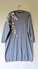 *SALE* Frank Usher V Neck Jumper Dress with Sequin Detail Sz L / XL