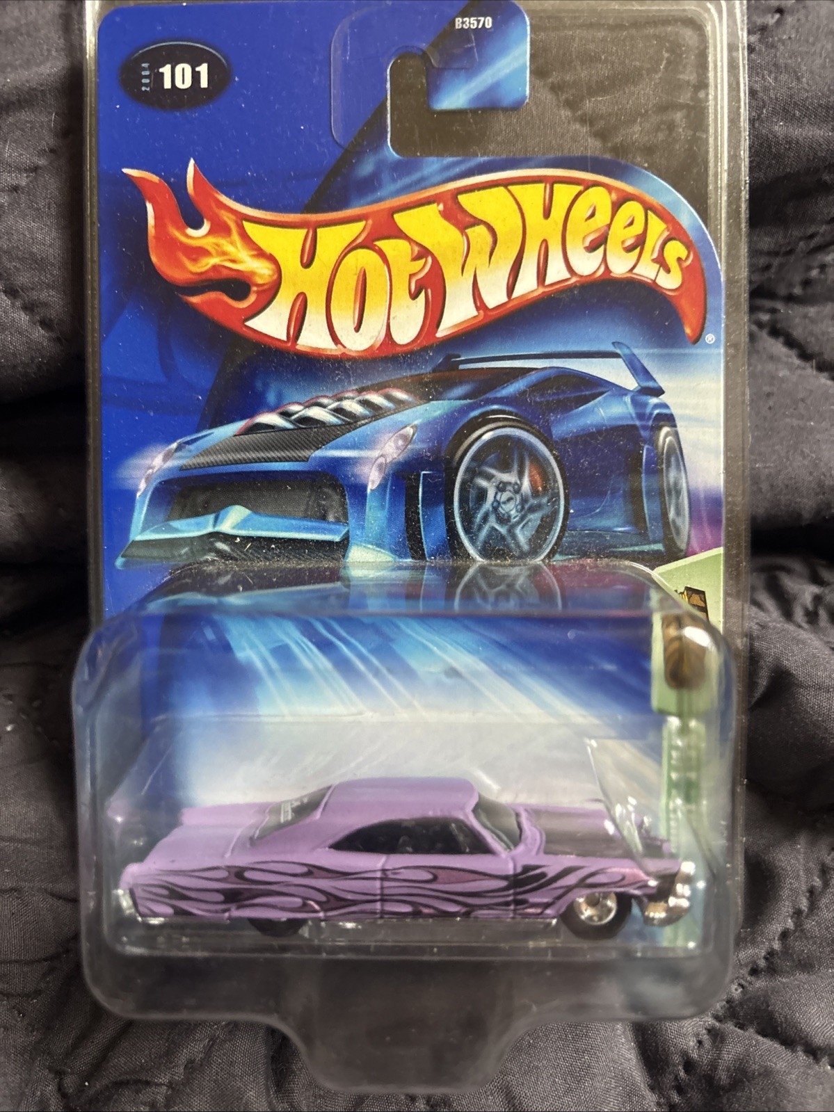 Hot Wheels 2004 Treasure Hunt - Pontiac Bonneville 1965 - Real Riders - #101