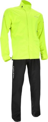 Acerbis Line Thunder 2-PC Motorrad Regenkombi, schwarz/gelb, M