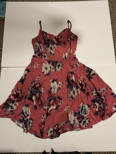 Old Navy Petite Small Pink Floral Strappy Sleeveless Sundress Women’s S P