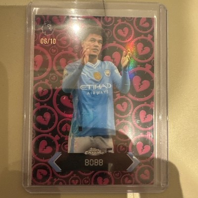 Topps Premier League Oscar Bobb Heartbreaker /10 Rare