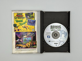 Sonic 3D Blast Authentic Sega Saturn Video Game w/ Manual - No Registration Card