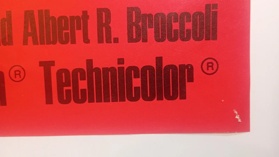 Filmplakat James Bond 007 MAN LEBT NUR ZWEIMAL WA 70er Sean Connery UA Fontäne - Bild 3 von 4