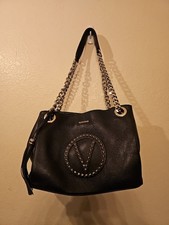 Borsa a tracolla Valentino By Mario Valentino Luisa Rock in pelle da donna nera